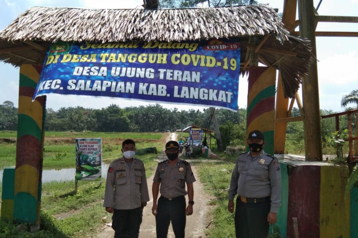 Polsek Salapian Langkat dorong warga wujudkan kampung tangguh