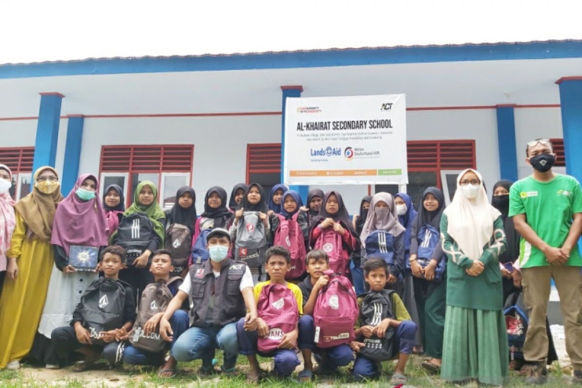 ACT-Lands Aid bantu gedung sekolah  untuk MTs Alkhairaat Soulowe Sigi