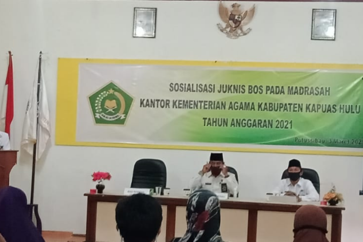 Kemenag Kapuas Hulu sosialisasikan juknis penggunaan BOS madrasah