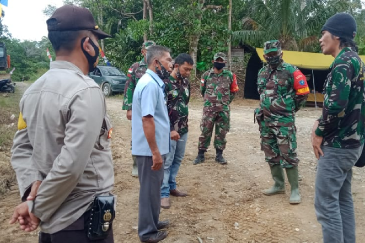 Camat Pengkadan dukung penuh pelaksanaan TMMD ke 110 kodim 1206/PSB