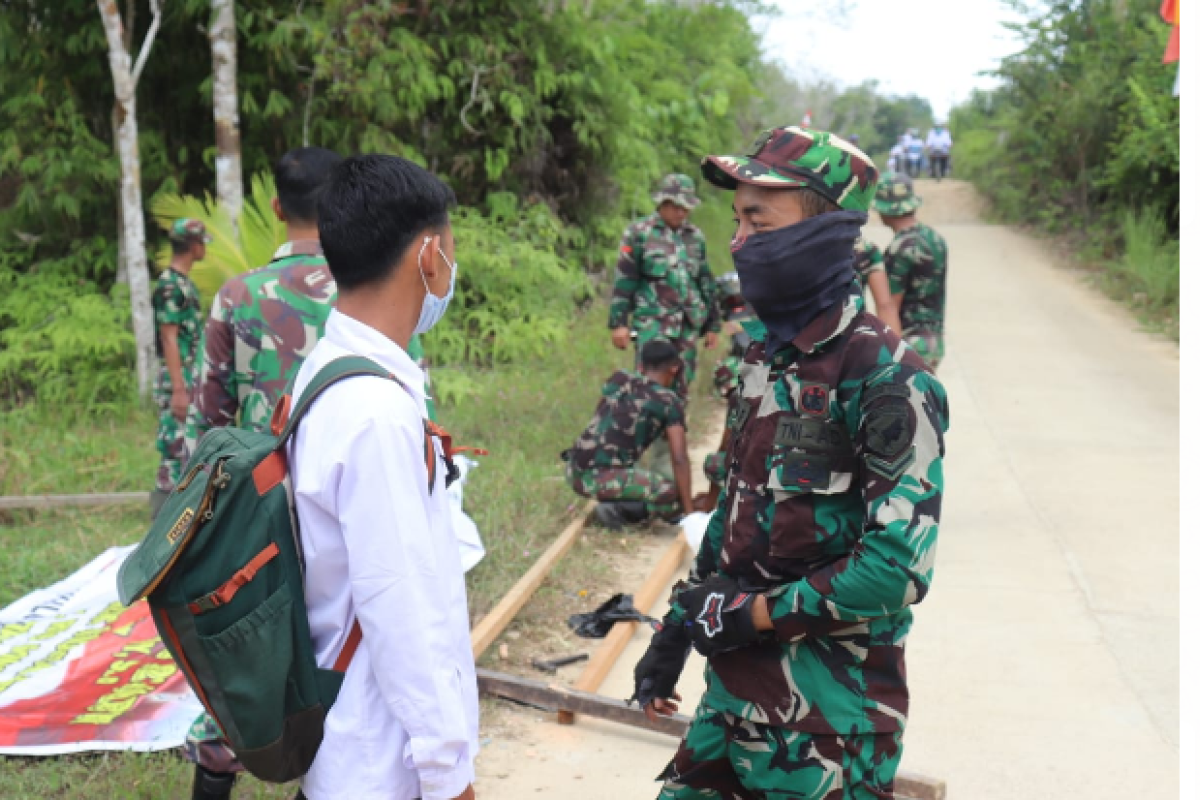 Habib Maulana Syah termotivasi ingin menjadi Prajurit TNI-AD