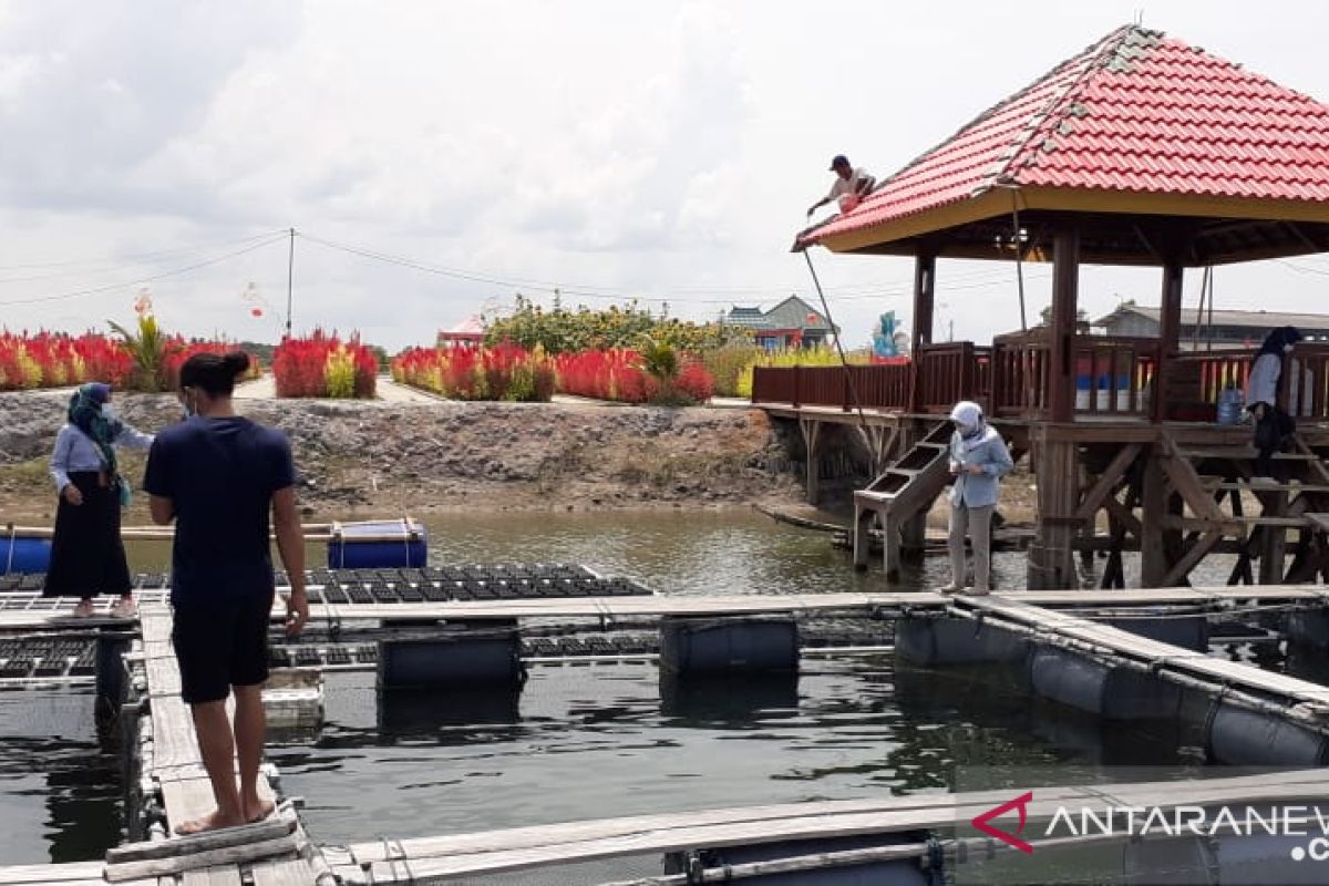 Integrasikan Budidaya Perikanan dan Wisata di Lahan Bekas Tambang