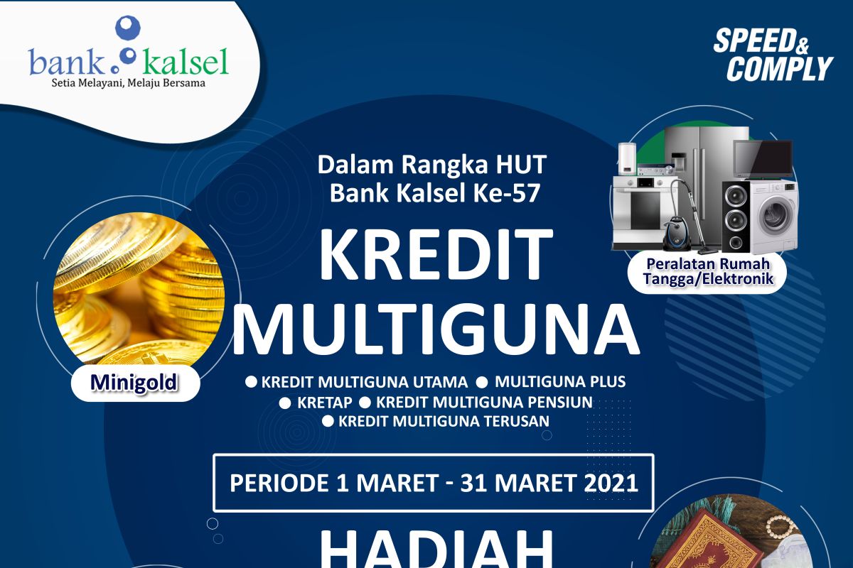 Bank Kalsel selenggarakan gebyar hadiah langsung kredit Multiguna