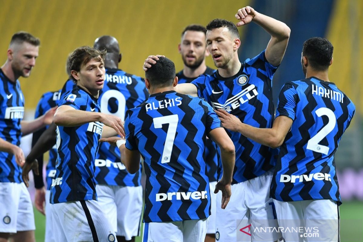 Inter depak Parma 2-1 untuk kuasai puncak klasemen Liga Italia