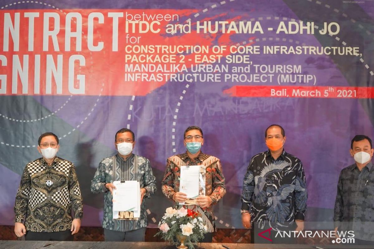 ITDC tanda tangani kontrak pembangunan infrastruktur di Mandalika