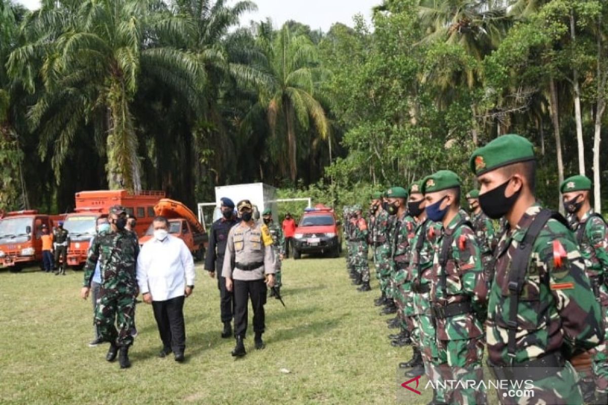 Pemkab Tapsel gelar Apel Pasukan antisipasi Karhutla