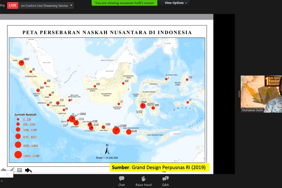 Masyarakat Pernaskahan serukan penyelamatan informasi naskah Nusantara