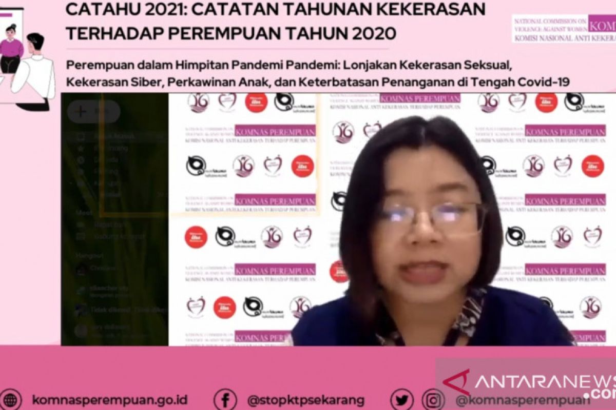 Komnas Perempuan catat 299.911 kekerasan perempuan kurun 2020