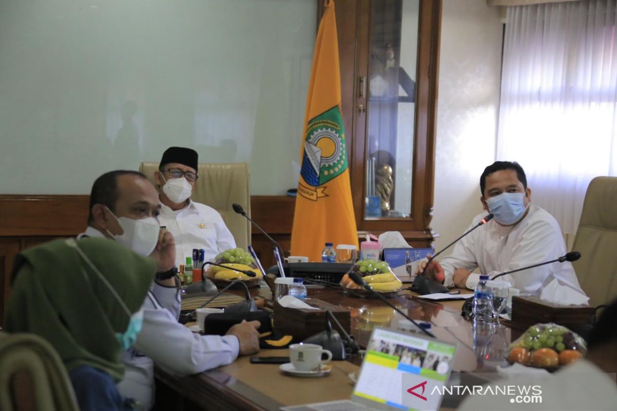 Kota Tangerang masih zona orange, Gubernur Banten temui wali kota