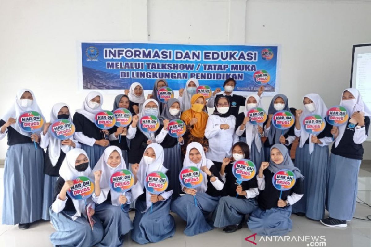 BNN Sulawesi Tenggara edukasi pelajar di Kendari dari bahaya narkoba