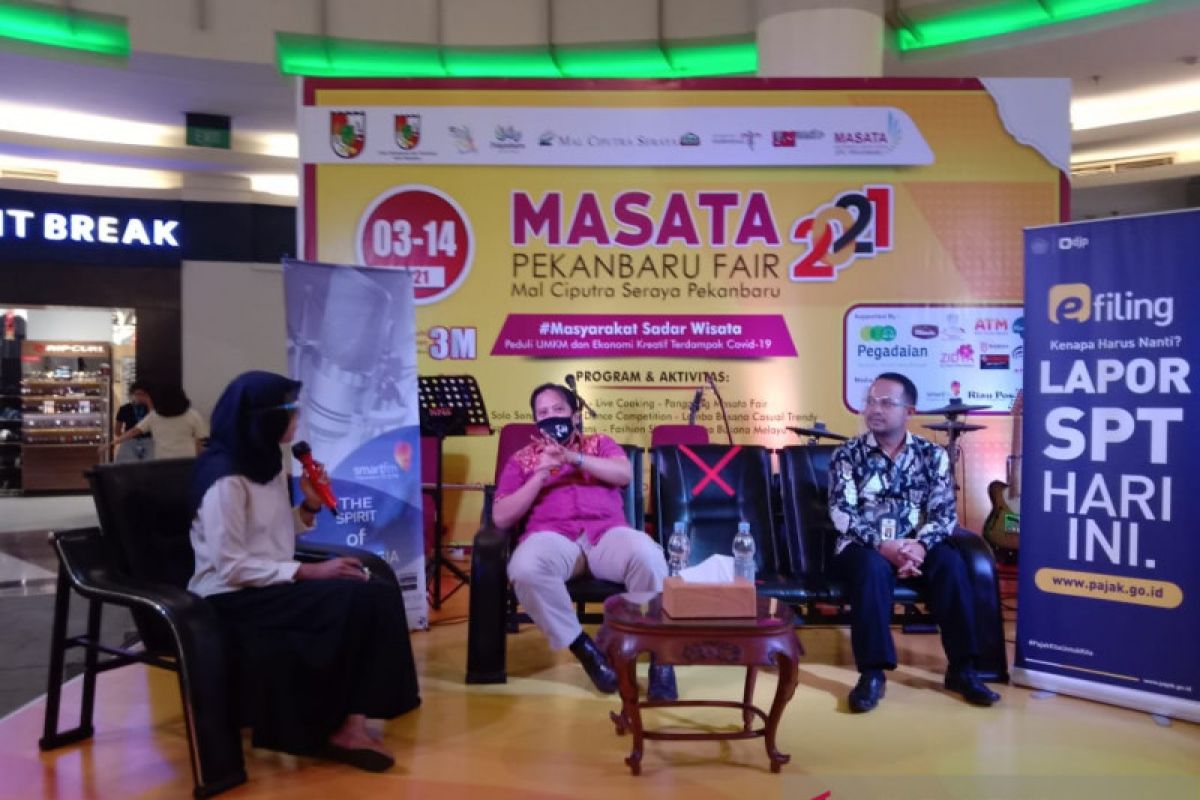 Di Masata Pekanbaru Fair 2021, DJP Riau kupas perpajakan di dunia pariwisata