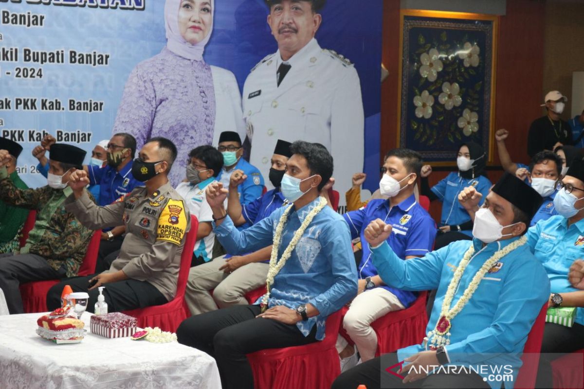 Bupati minta KNPI bersinergi bangun Kabupaten Banjar