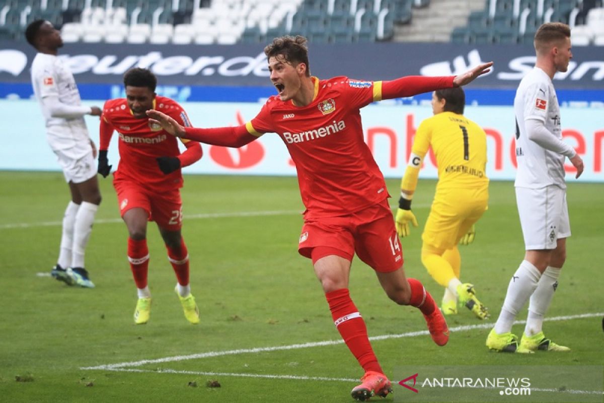 Leverkusen kembali ke jalur kemenangan setelah tundukkan Gladbach