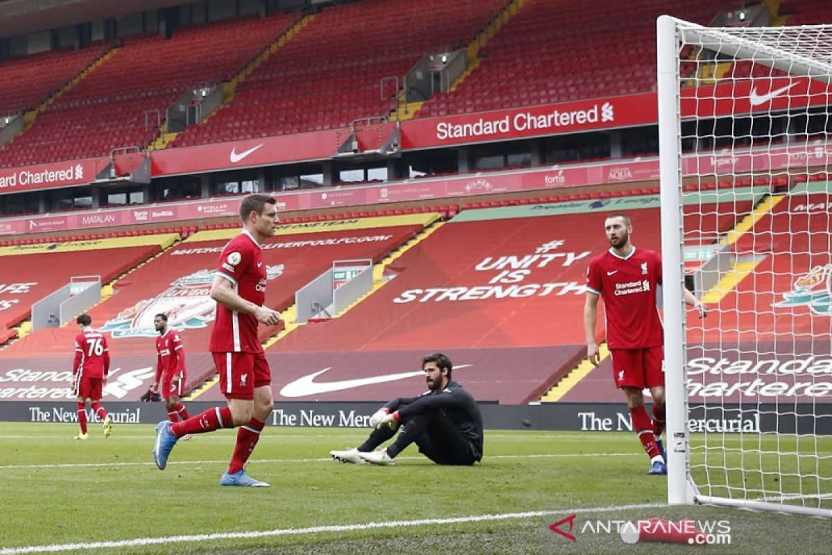 Liga Inggris: Liverpool dipaksa Fulham telan enam kekalahan beruntun di Anfield