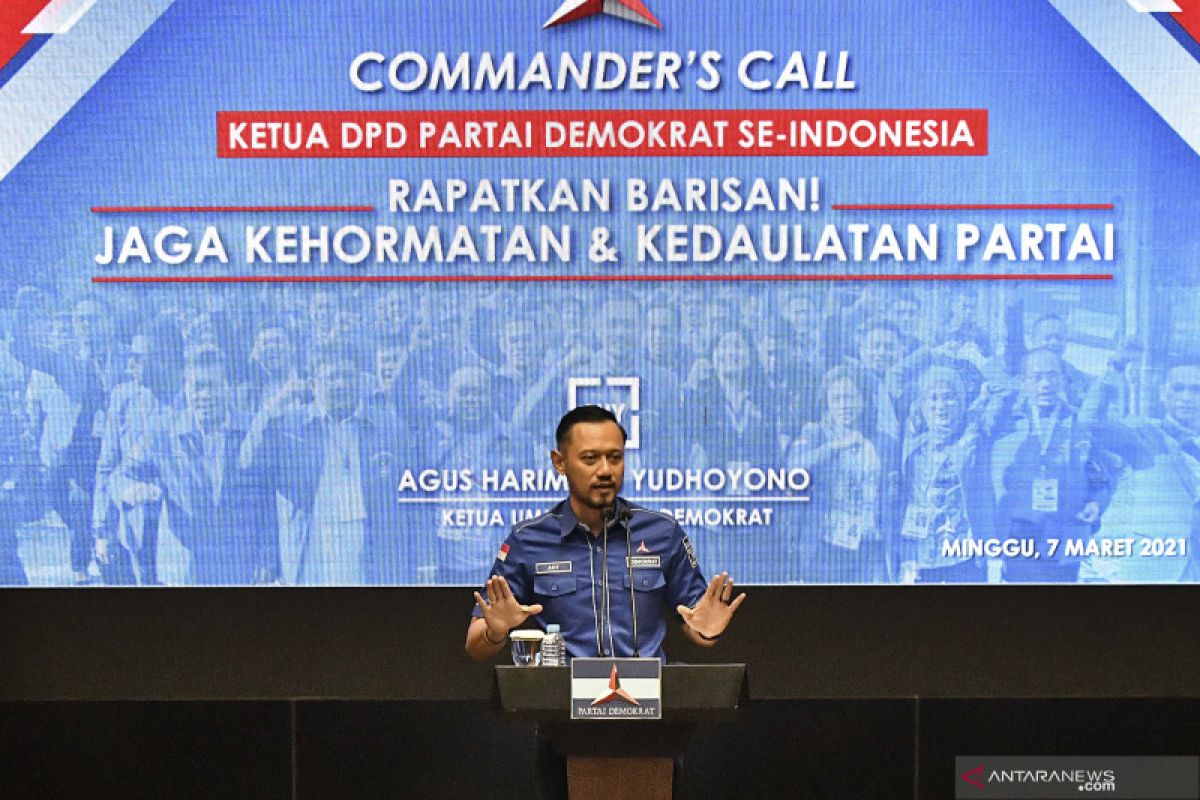 AHY, 34 DPD Partai Demokrat ke Kemkumham dan KPU hari ini