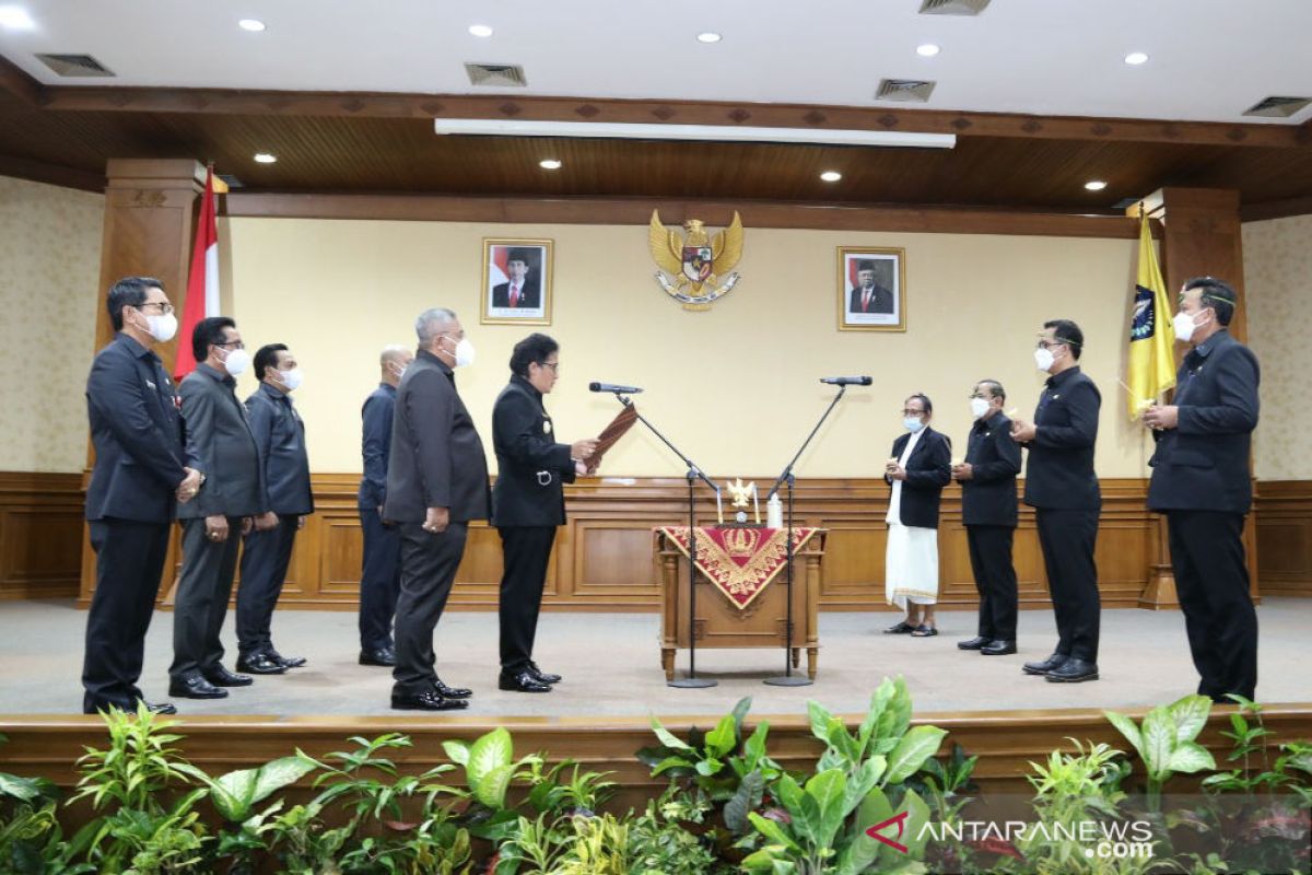 Pemkab Badung minta direksi Perumda Tirta Mangutama kerja maksimal layani masyarakat