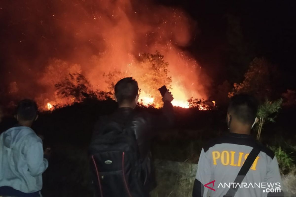 Polres Bangka Barat imbau warga tidak buka lahan dengan cara membakar