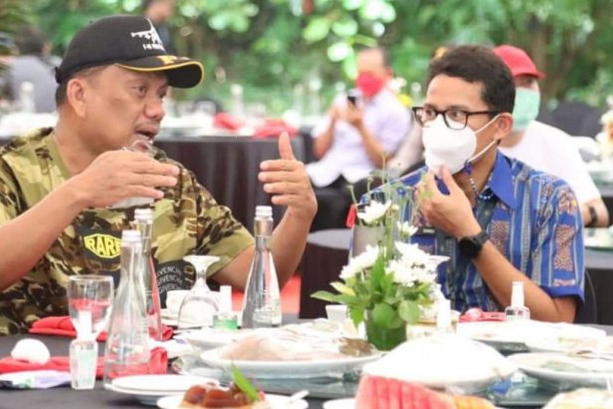 Gubernur Sulut mengapresiasi Menparekraf  tingkatkan infrastruktur pariwisata