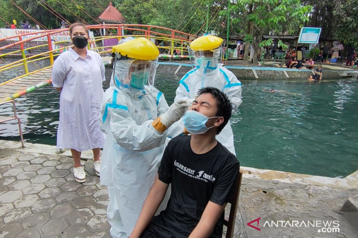 Tim gabungan Boyolali operasi prokes di  objek wisata Umbul Pengging