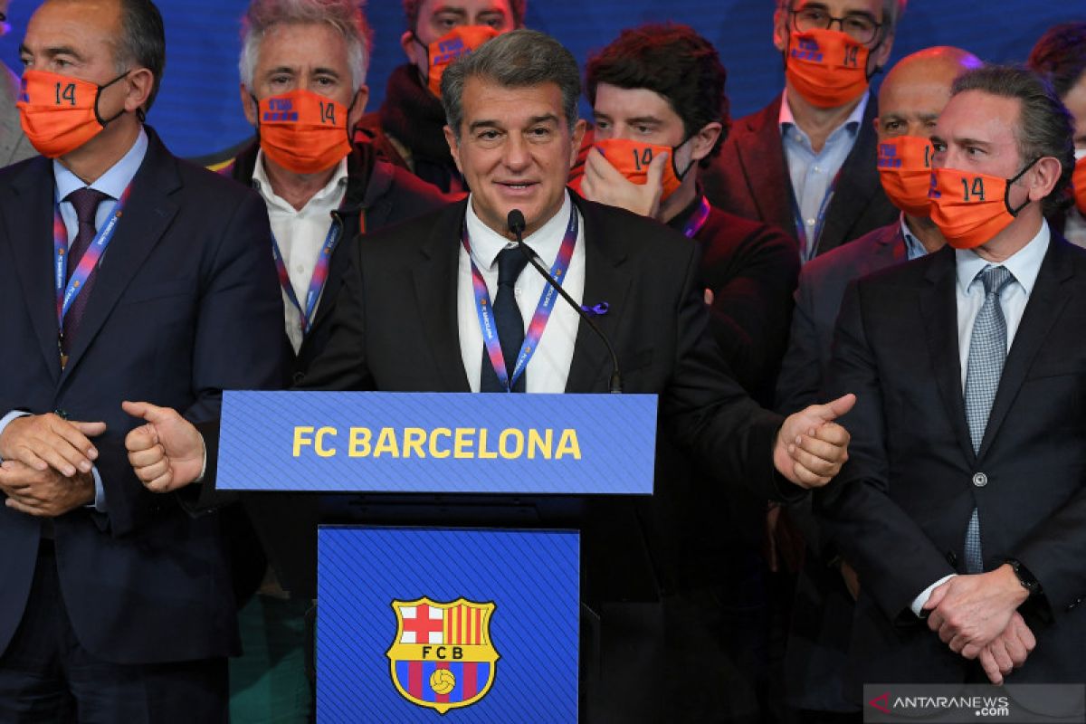 Joan Laporta resmi jadi presiden baru Barcelona