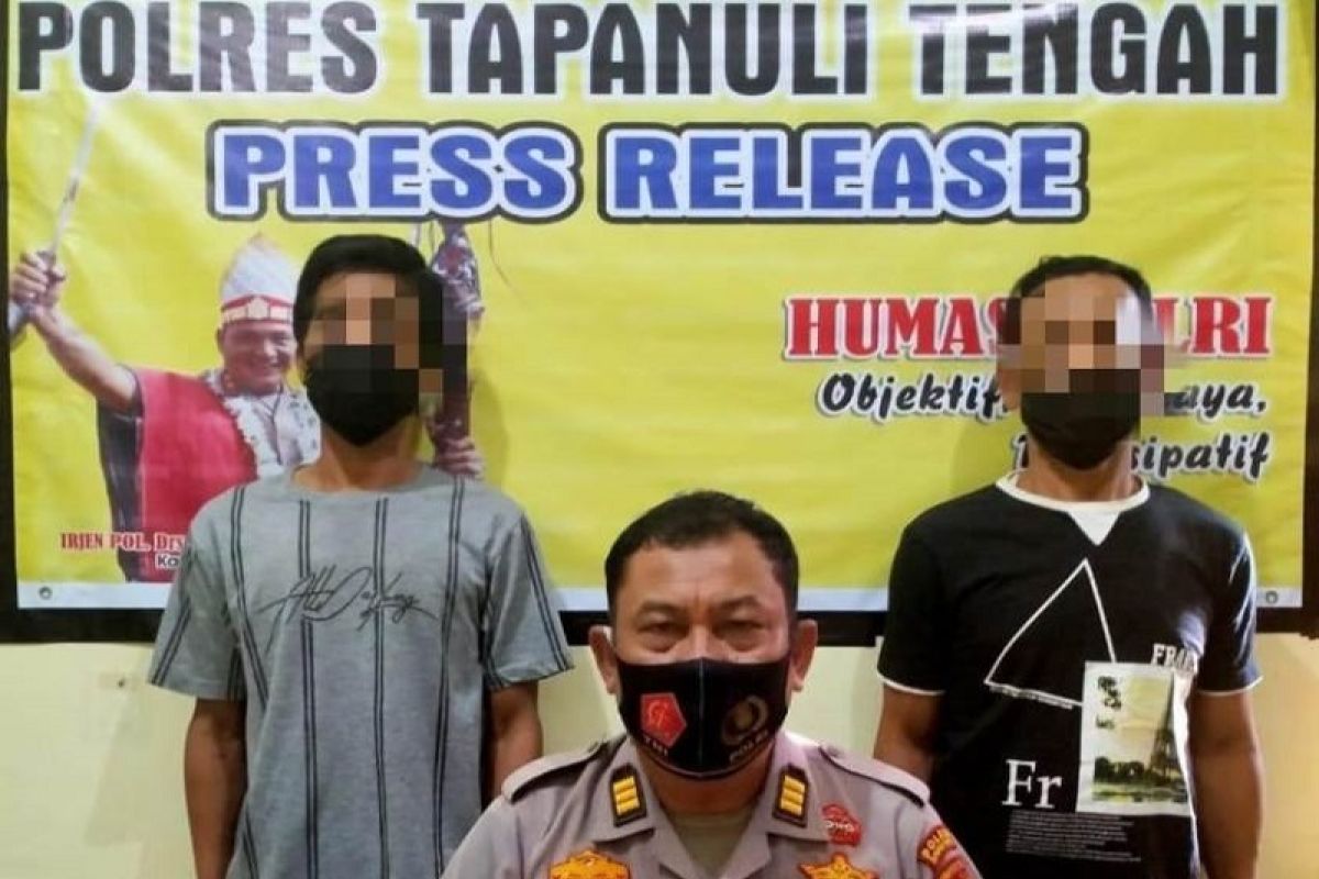 Polres Tapteng amankan dua nelayan asal Sibolga