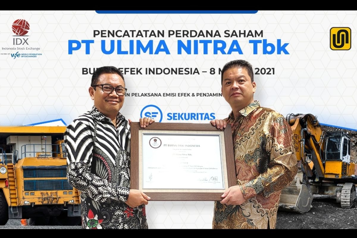 Ulima Nitra jadi perusahaan pertama melantai di bursa melalui e-IPO