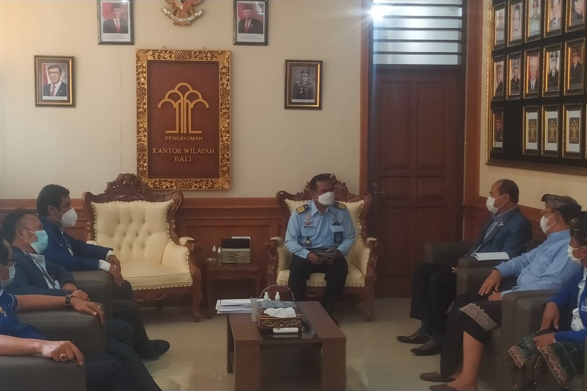 Kemenkumham terima laporan DPD Partai Demokrat Bali terkait KLB