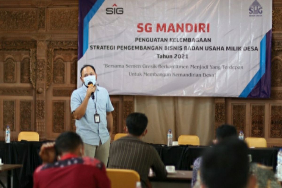 Semen Gresik buktikan komitmen bangun kemandirian desa