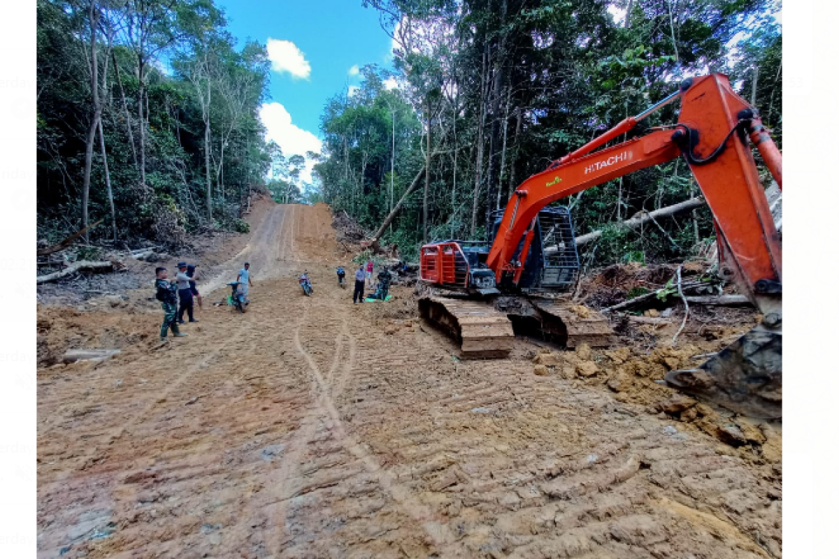 TNI AD, AL, AU dan Polri terlibat sebagai Satgas TMMD Kodim 1206/PSB