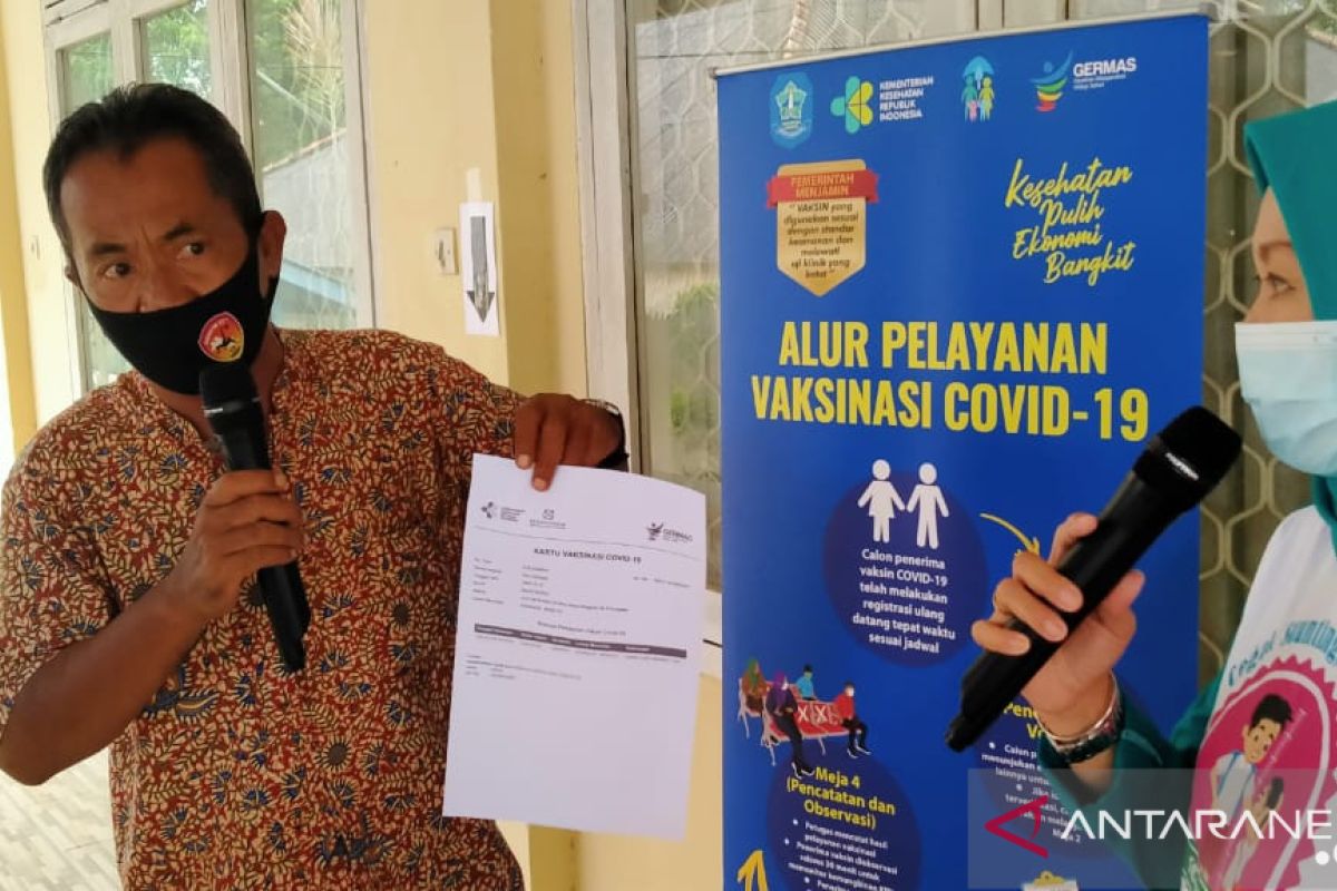 Penerima vaksin Sinovac tahap kedua di Bangka capai 1.215 orang