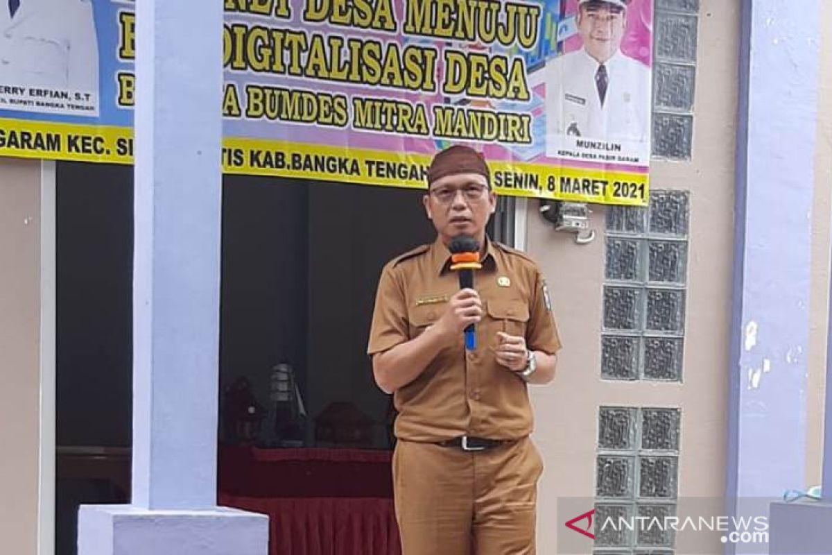 Bupati Bangka Tengah luncurkan program internet desa