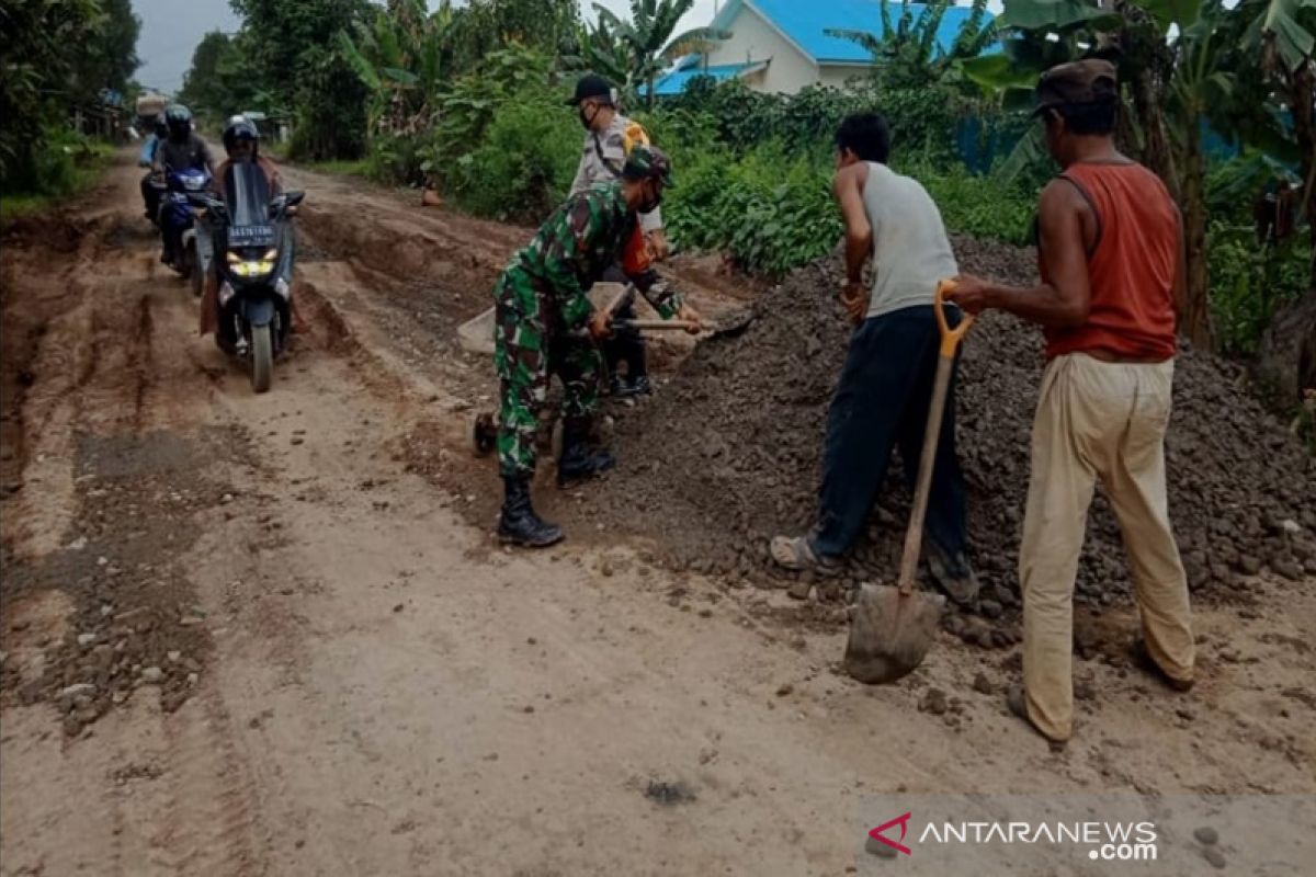 Jalan Trans Kalimantan di Tapin kembali rusak