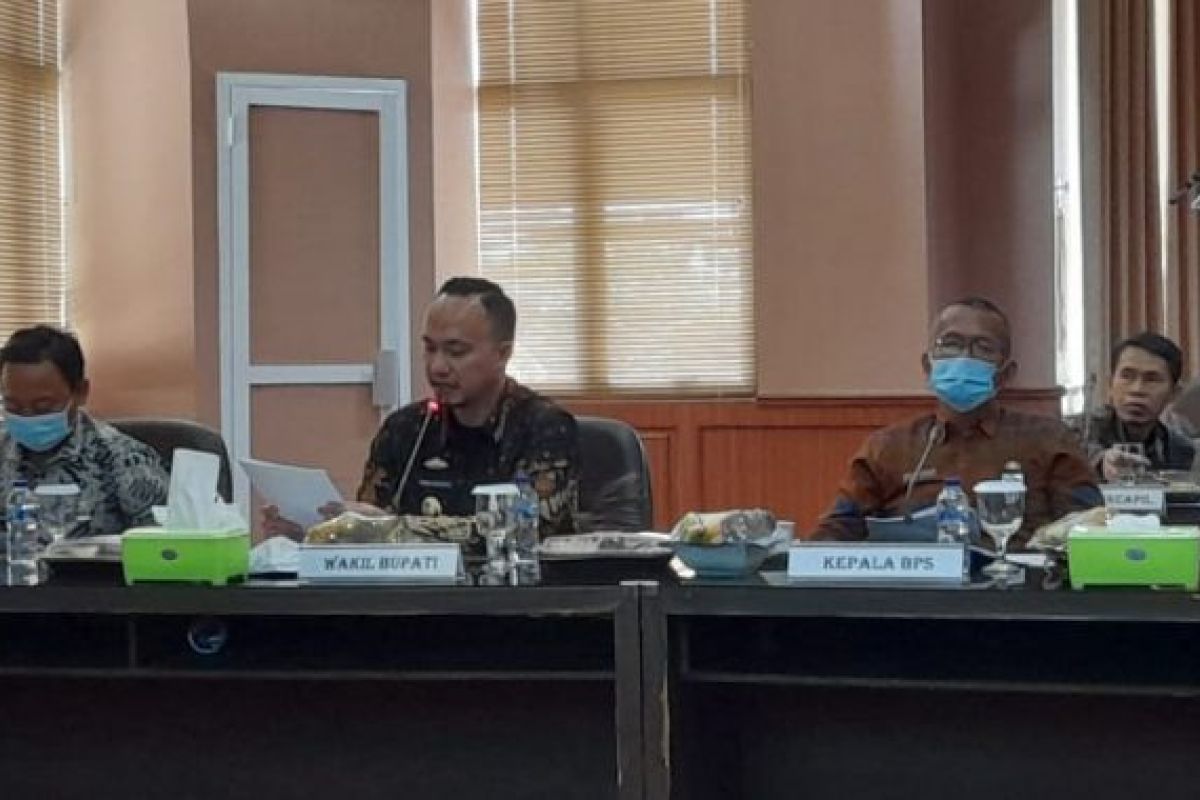 Wakil Bupati Lampung Selatan ikuti rapat penanggulangan kemiskinan secara virtual