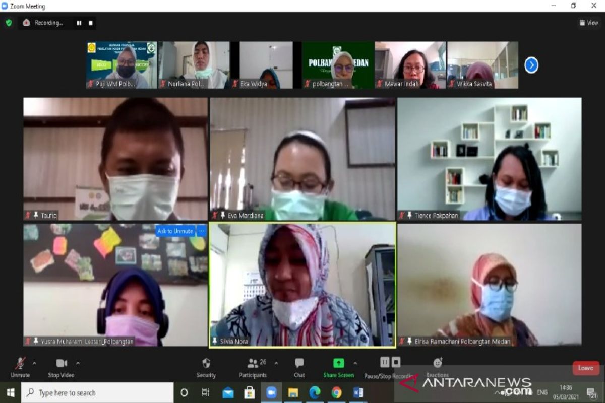 Tim dosen Polbangtan Medan laksanakan seminar proposal penelitian secara daring