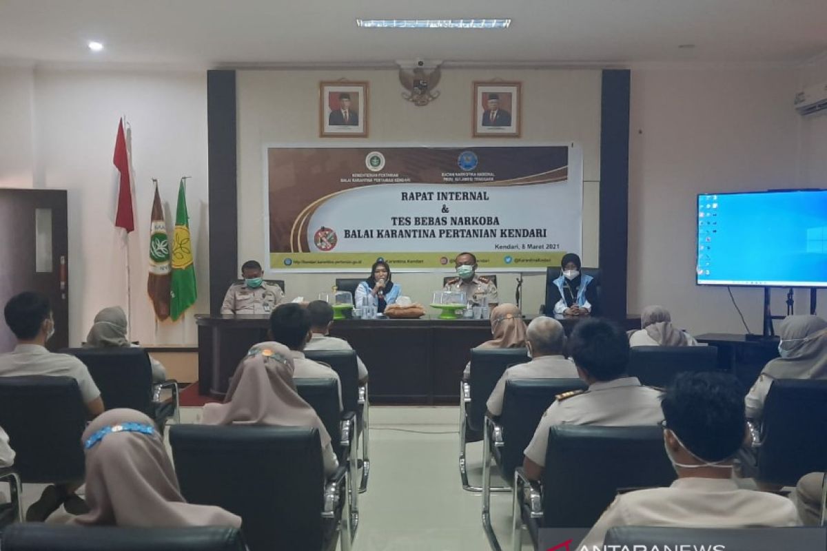 BNN Sultra ajak Balai Karantina Pertanian Kendari perangi narkoba