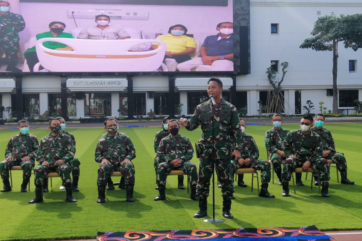 Jenderal TNI Andika Perkasa memastikan Serda Aprilia Manganang itu pria