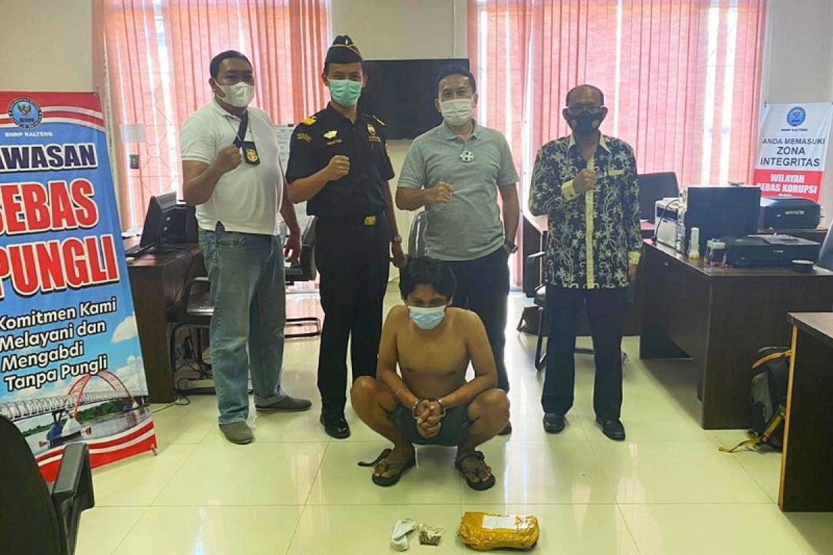 Bea Cukai dan BNNP Kalteng tangkap pemilik tembakau gorila