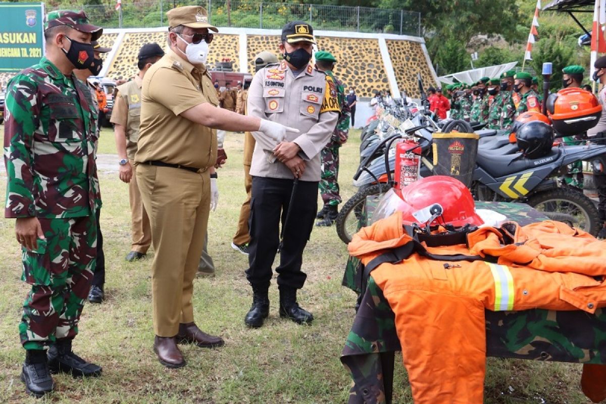 Bupati Dairi ikuti apel gelar pasukan penanggulangan Karhutla