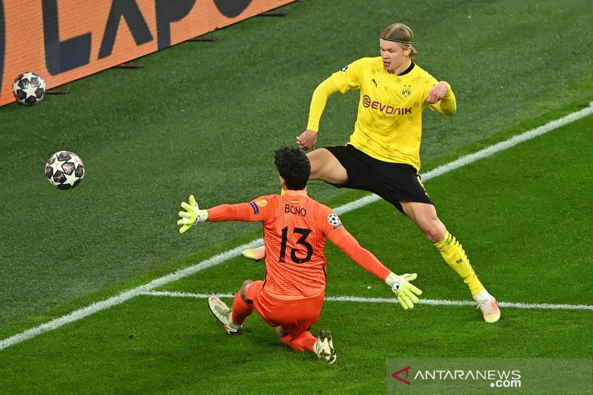 Liga Champions: Halland bawa Dortmund ke perempat final