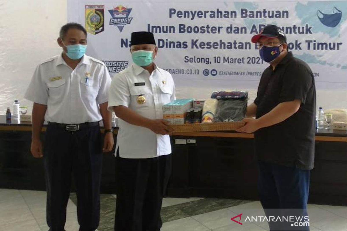 Pemkab Lombok Timur memperoleh bantuan puluhan ribu imun booster dan APD