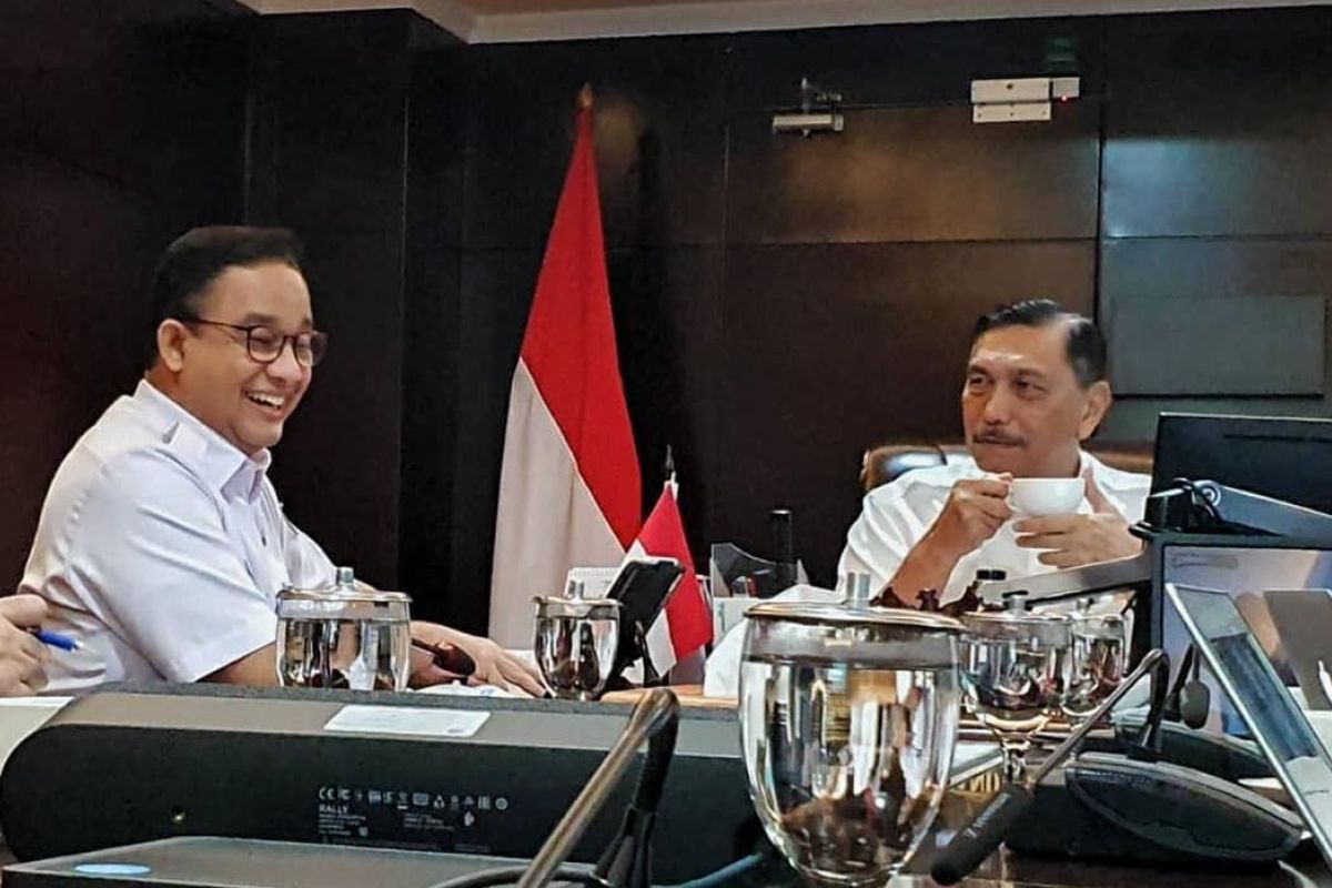 Gubernur Anies temui Luhut bahas tiga masalah utama Jakarta