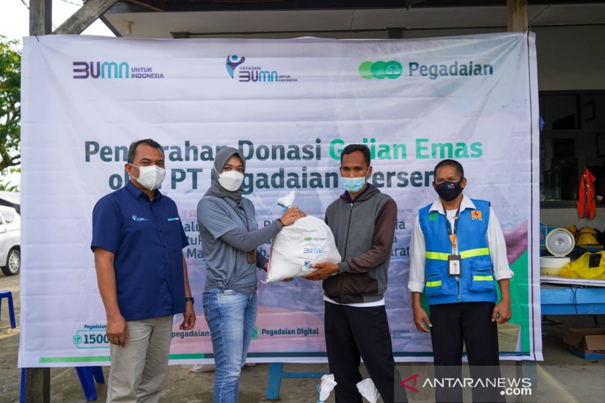 Pegadaian salurkan donasi GAJIANEMAS untuk korban gempa bumi Mamuju-Majene