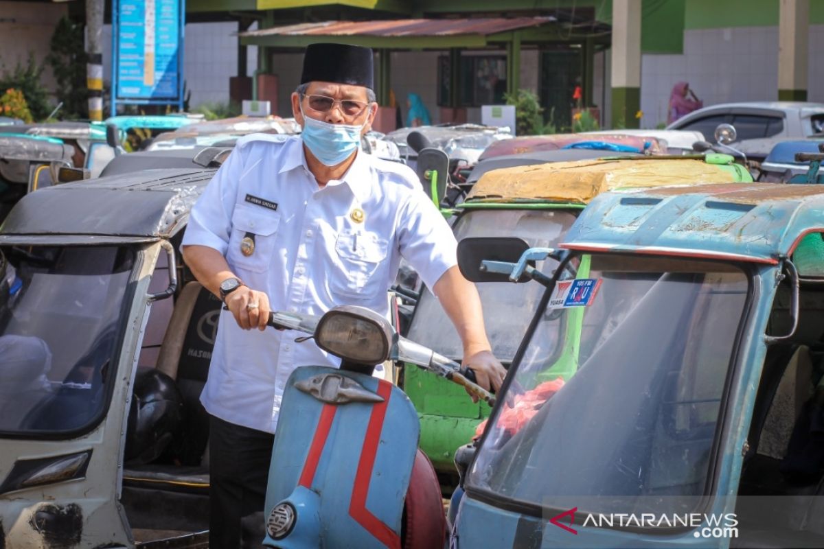 Mempertahankan Local Wisdom, becak Padangsidimpuan masuk ikon daerah