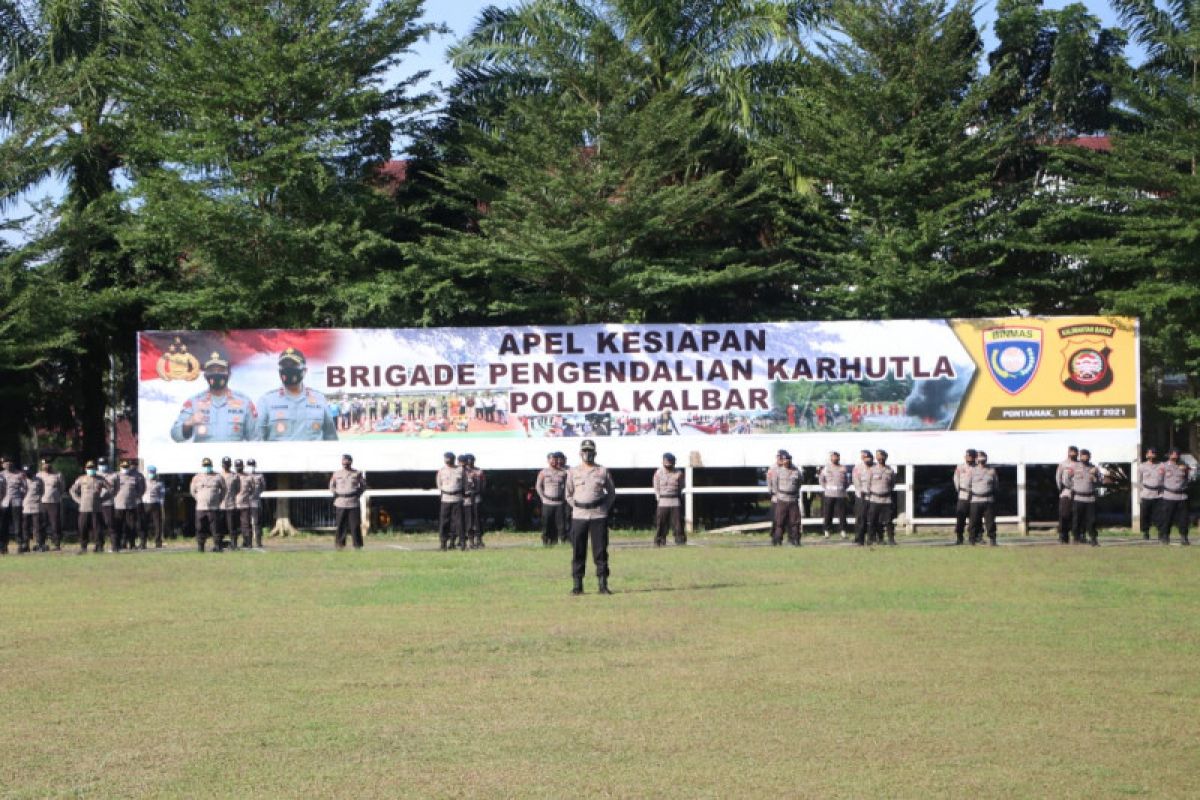 Kapolda Kalbar bentuk Brigade Pengendali Karhutla