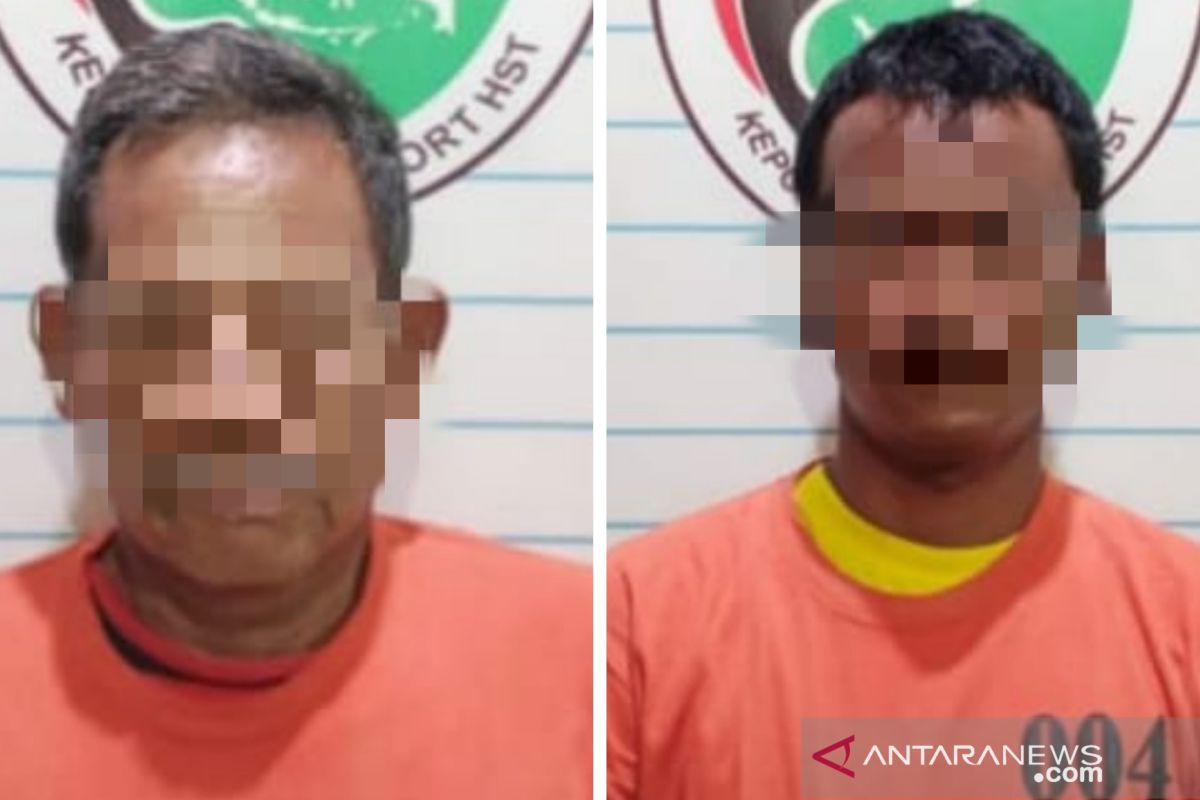 Simpan puluhan paket sabu di pondok rahasia, dua warga Desa Gambah dibekuk Polres HST