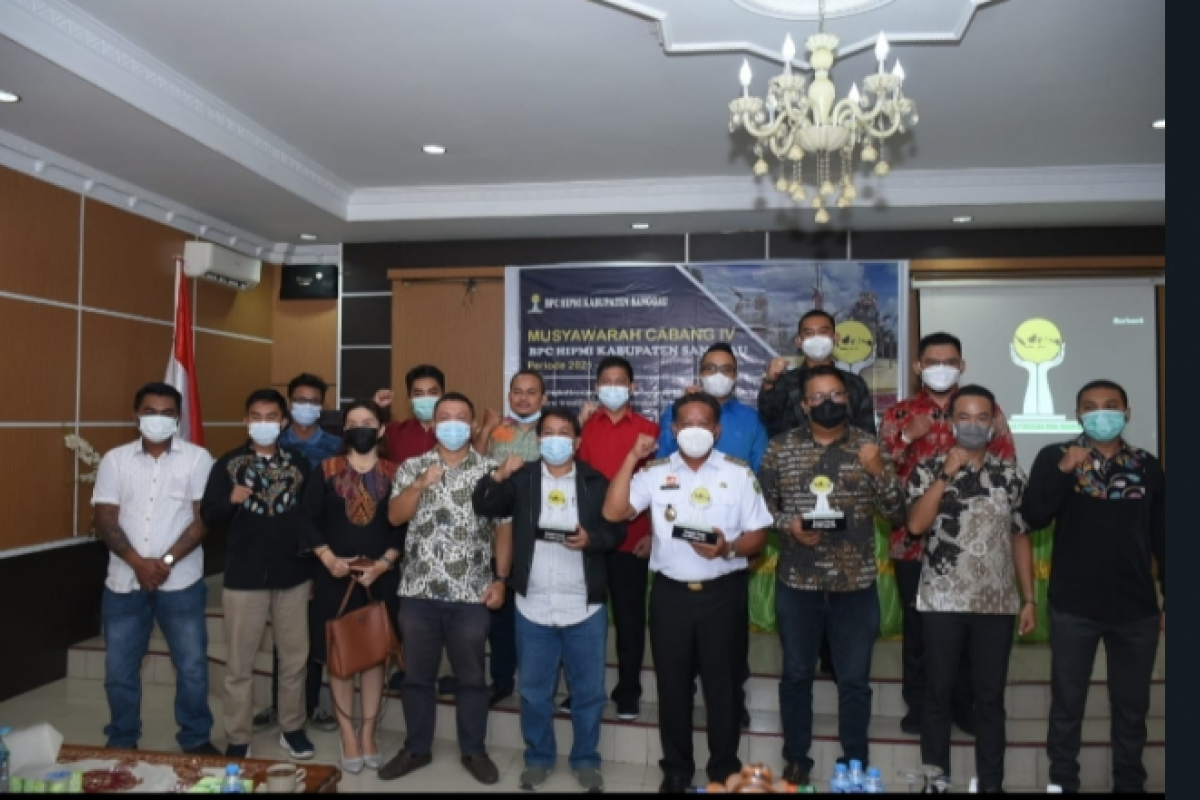 Ini pesan Bupati Sanggau saat membuka Muscab Hipmi