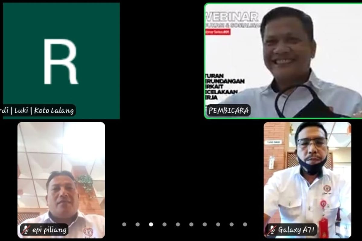 Gelar Webinar tentang Aturan Perundangan Kecelakaan Kerja, Semen Padang Hadirkan Direskrimum Polda Sumbar