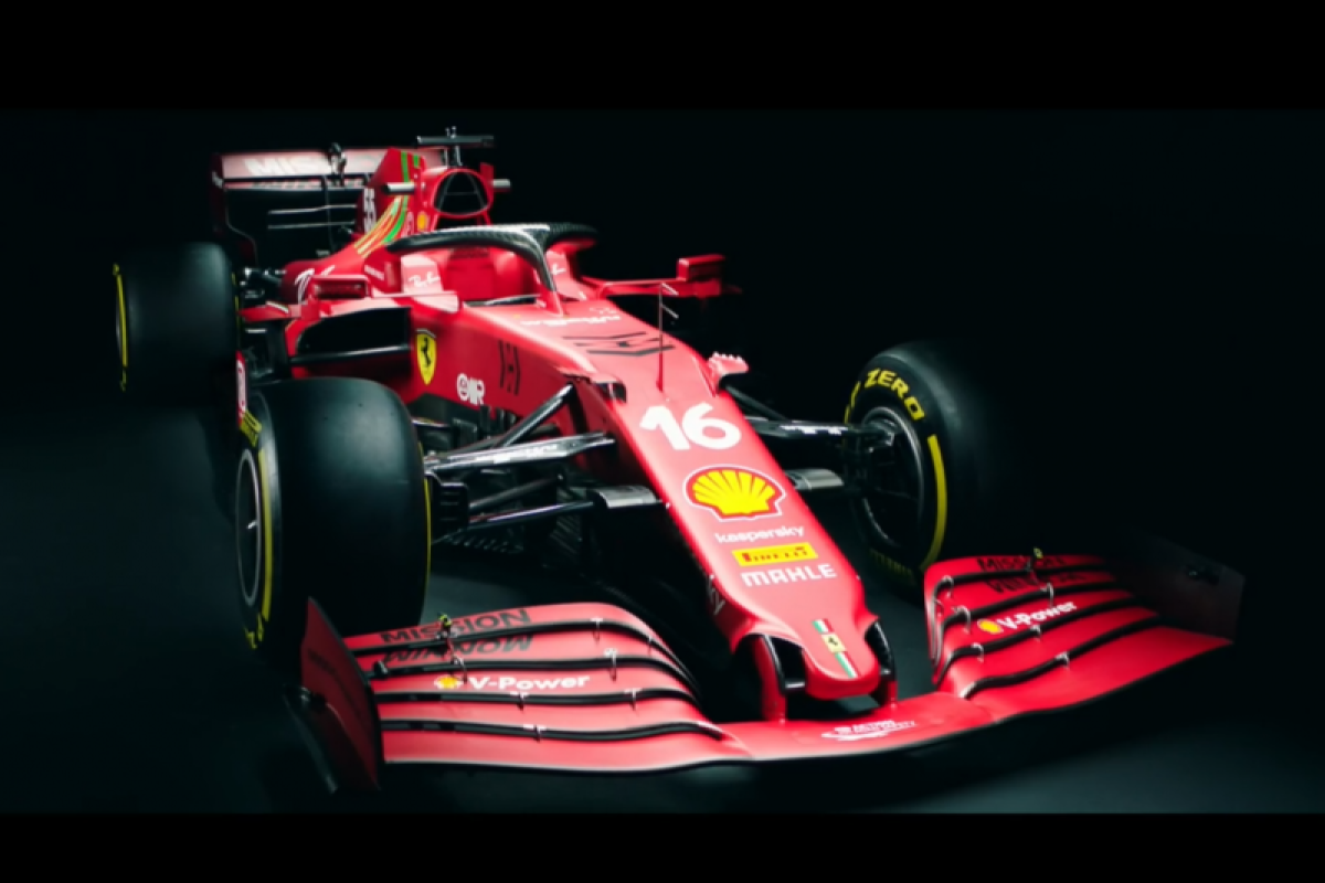 Ferrari resmi meluncurkan mobil F1 baru SF21