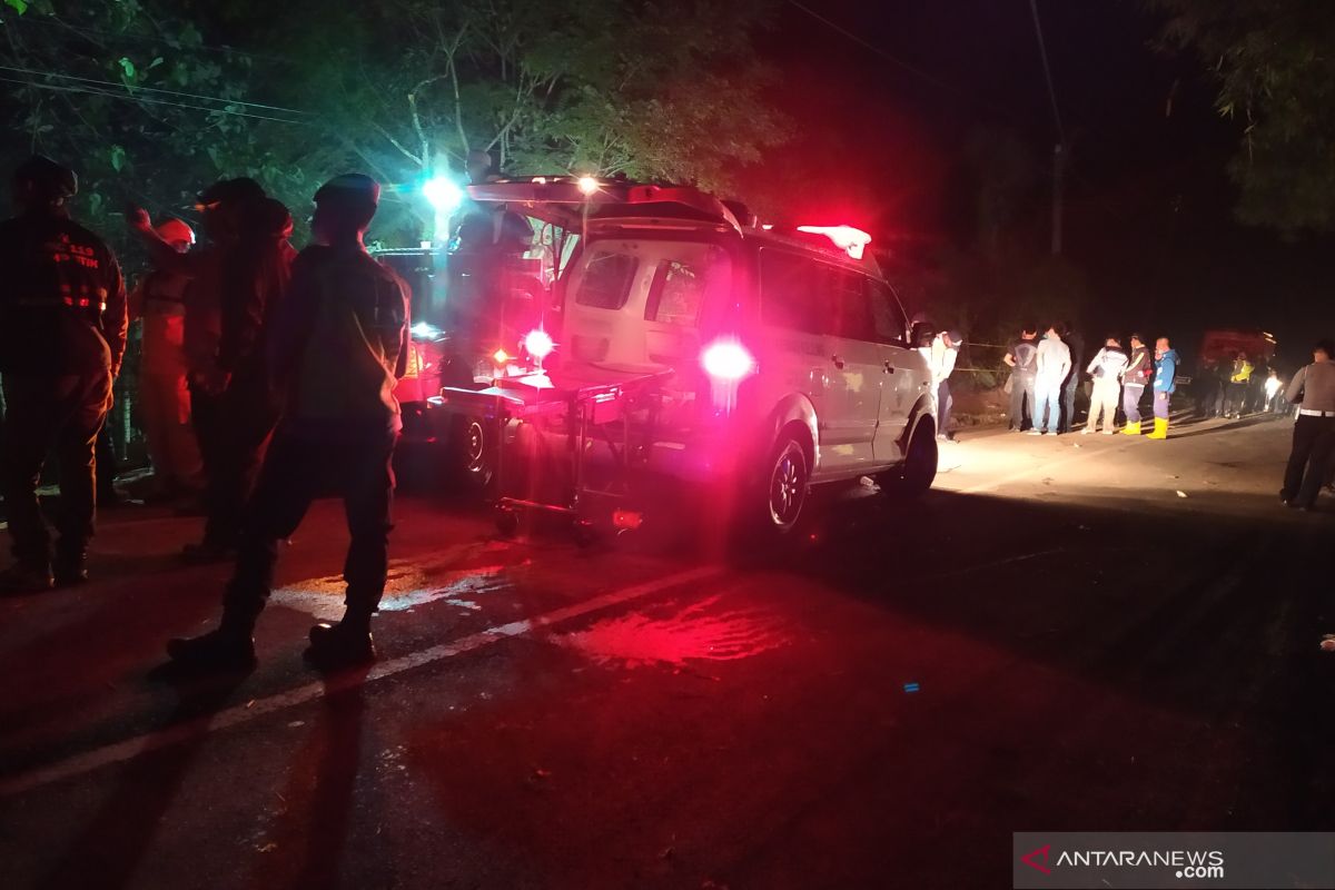 Lokasi kecelakaan bus di Sumedang, jalan menurun panjang