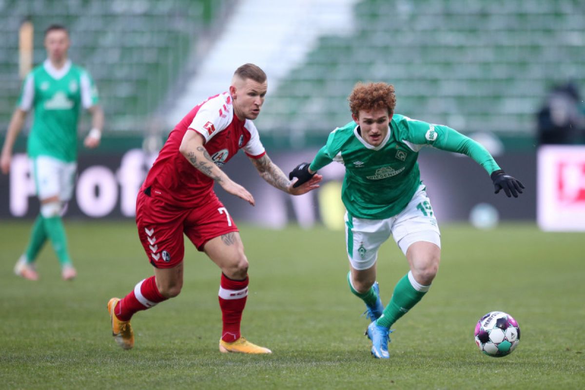 Striker asal AS Josh Sargent bawa Bremen jauhi zona degradasi